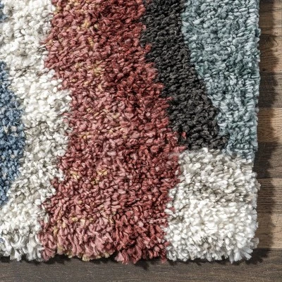NuLOOM Henley ZigZag Kids Shag Area Rug 4 NuLOOM Henley ZigZag Kids Shag Area Rug - Image 4