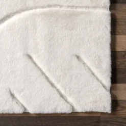 NuLOOM Camari Contemorary Faux Rabbit Machine Washable Area Rug -Nuloom GUEST 41570443 da7d 41bd a7f2 08ea20185935