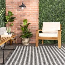 NuLOOM Kennedy Braided Stripes Indoor And Outdoor Patio Area Rug -Nuloom GUEST 43f064ad 9d1e 4dab b08b 1d6bb2af38ae