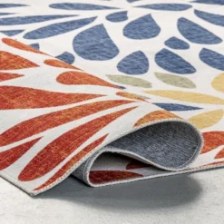 NuLOOM McEwen Bohemian Floral Machine Washable Area Rug 17 NuLOOM McEwen Bohemian Floral Machine Washable Area Rug -Nuloom GUEST 45621ebc 5bec 4df8 a517 3d5cac29a44c