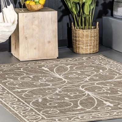 NuLOOM Kathleen Traditional Indoor/Outdoor Area Rug 8 NuLOOM Kathleen Traditional Indoor/Outdoor Area Rug - Image 8
