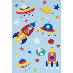 NuLOOM Eddie Outer Space Machine Washable Kids Area Rug 20 NuLOOM Eddie Outer Space Machine Washable Kids Area Rug -Nuloom GUEST 461c36d2 3d17 41ff 93fa 9c1e05c9d1d8