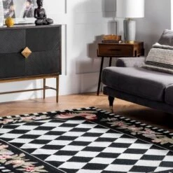 Angla Rooster Kitchen Area Rug Black - NuLOOM -Nuloom GUEST 462aaaff 8199 4a16 b79d f3fa37125605