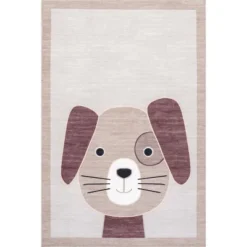 NuLOOM Rizzo Puppy Kids Machine Washable Area Rug -Nuloom GUEST 47e0586b b249 464d a8c0 59399f1b2c2d