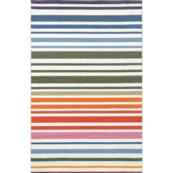 NuLOOM Effie Stripes Kids Machine Washable Area Rug -Nuloom GUEST 4b385014 ba2e 4d40 b97a e3bd609bb899