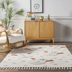 NuLOOM Kilah Snowmen High-Low Kids Tasseled Area Rug 15 NuLOOM Kilah Snowmen High-Low Kids Tasseled Area Rug -Nuloom GUEST 4ca68d77 1914 46b0 bb4f d9fa313470ed