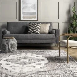 NuLOOM Gladys Machine Washable Vintage Medallion Area Rug -Nuloom GUEST 4d319df3 be0c 4ef8 b060 4ecd182eb7e6