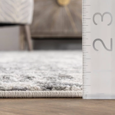 Floral Damask Rosemary Area Rug - NuLOOM 4 Floral Damask Rosemary Area Rug - NuLOOM - Image 4