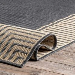NuLOOM Asha Simple Border Indoor/Outdoor Area Rug -Nuloom GUEST 537df3ea 76e4 4736 b1da 83dabaa1f2fe