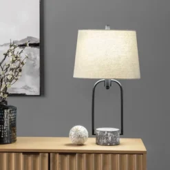 NuLOOM Gloria 20" Polyresin Table Lamp