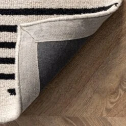 5'x8' Flynn Handmade Contemporary Wool Area Rug Ivory - NuLOOM -Nuloom GUEST 54434b77 2e10 45b2 93ae 93b15302f591