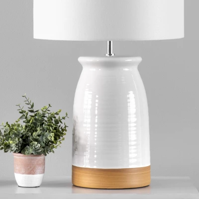 NuLOOM Colmar 25" Ceramic Table Lamp 2 NuLOOM Colmar 25" Ceramic Table Lamp - Image 2