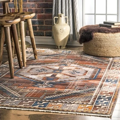 NuLOOM Vintage Deborah Tassel Area Rug 1 NuLOOM Vintage Deborah Tassel Area Rug