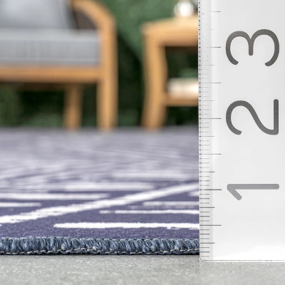 NuLOOM Nelle Machine Washable Indoor/Outdoor Area Rug 2 NuLOOM Nelle Machine Washable Indoor/Outdoor Area Rug - Image 2