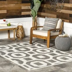 NuLOOM Nicola Transitional Bars Indoor/Outdoor Area Rug