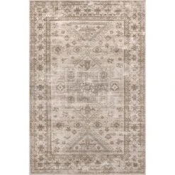 NuLOOM Amie Persian Border Machine Washable Area Rug 22 NuLOOM Amie Persian Border Machine Washable Area Rug -Nuloom GUEST 5bc99003 9f53 4c6a b5d1 54b2e5a930b2