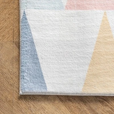 NuLOOM Penny Kids Geometric Nursery Or Playroom Area Rug 2 NuLOOM Penny Kids Geometric Nursery Or Playroom Area Rug - Image 2
