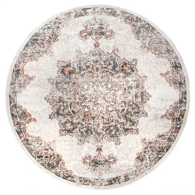 NuLOOM Vintage Medallion Liliana Area Rug 11 NuLOOM Vintage Medallion Liliana Area Rug - Image 11