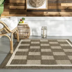 NuLOOM Lavonia Checkered Indoor/Outdoor Area Rug -Nuloom GUEST 5f81b190 1b38 47b4 b396 94a242e1b906