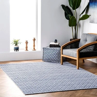 Hand Loomed Holcombe Area Rug Gray - NuLOOM 1 Hand Loomed Holcombe Area Rug Gray - NuLOOM