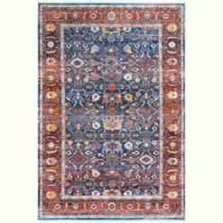 NuLOOM Vintage Floral Audria Fringe Kilim
