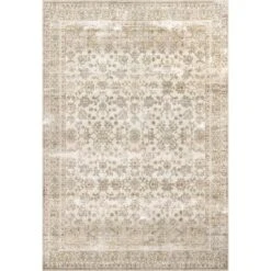NuLOOM Deadra Vintage Floral Machine Washable Area Rug -Nuloom GUEST 632da0fa 6c4d 4fa5 bed8 50a8af1d8259