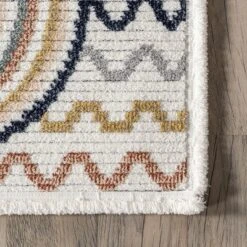 Kaarina Multi Rainbow Kids Fringe Area Rug -Nuloom GUEST 63947f1c e9c1 4760 99c6 c481d0c9e216