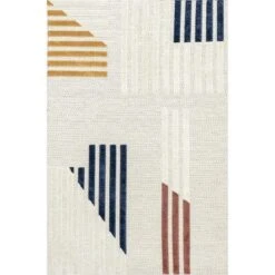 NuLOOM Emeliana Raised Bars Indoor/Outdoor Patio Area Rug -Nuloom GUEST 66fae195 cb98 49f1 814a aea7a20a8093