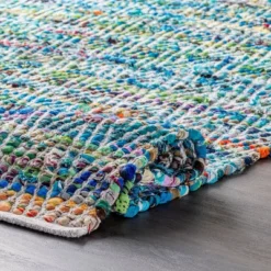 Hand Woven Chevron Eli Green Rug - NuLOOM -Nuloom GUEST 68bb6773 6983 4078 9758 5fd55f66a5e4