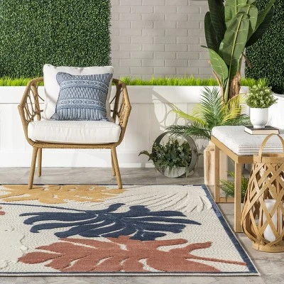 NuLOOM Tova Colorful Floral Indoor/Outdoor Area Rug 7 NuLOOM Tova Colorful Floral Indoor/Outdoor Area Rug - Image 7