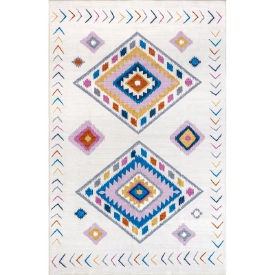 NuLOOM Marj Southwestern Kids Machine Washable Area Rug 9 NuLOOM Marj Southwestern Kids Machine Washable Area Rug - Image 9