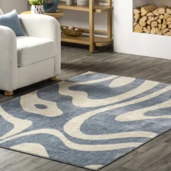 Izzy Retro Swirls Kids Area Rug -Nuloom GUEST 6b7cae10 8a99 4285 9fd0 6f82ced4a286