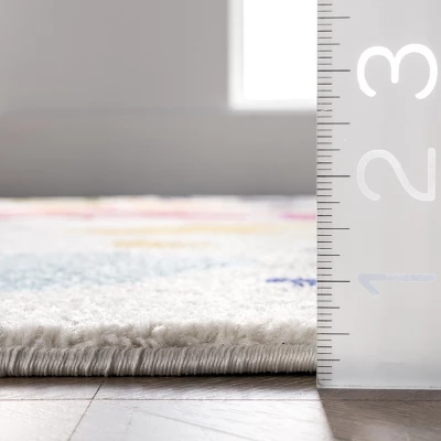 NuLOOM Pinkie Handprint Kids Area Rug 2 NuLOOM Pinkie Handprint Kids Area Rug - Image 2