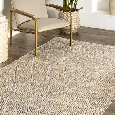 NuLOOM Úna Lattice Stain-Resistant Machine Washable Area Rug 8 NuLOOM Úna Lattice Stain-Resistant Machine Washable Area Rug - Image 8