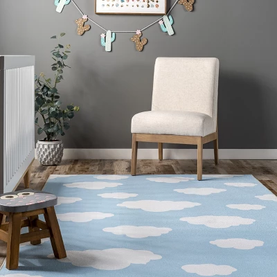 NuLOOM Lilia Machine Washable Kids Cloud Area Rug 7 NuLOOM Lilia Machine Washable Kids Cloud Area Rug - Image 7