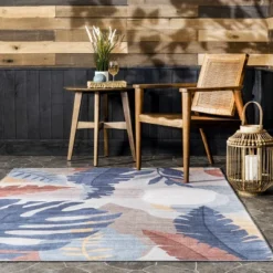 NuLOOM Caprice Floral Jungle Machine Washable Indoor/Outdoor Patio Area Rug -Nuloom GUEST 7062af26 c376 4d0b 8c1a 5b1e2ba462d3