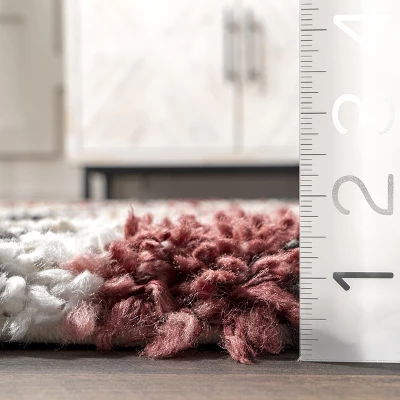 NuLOOM Henley ZigZag Kids Shag Area Rug 2 NuLOOM Henley ZigZag Kids Shag Area Rug - Image 2