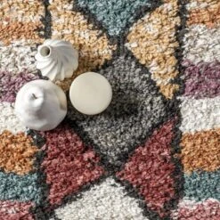 Aidan Diamond Striped Kids Shag Area Rug -Nuloom GUEST 7969a4ee 708e 463c af72 bded2e4d9dee