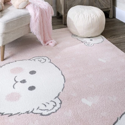 NuLOOM Harlee Kids Bear Nursery Or Playroom Area Rug 8 NuLOOM Harlee Kids Bear Nursery Or Playroom Area Rug - Image 8