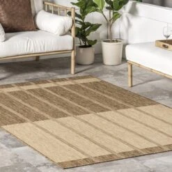 NuLOOM Maria Contemporary Striped Indoor/Outdoor Area Rug -Nuloom GUEST 7a779fdb be8e 4667 8896 41c87e059a7a