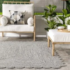 NuLOOM Idina Casual Scalloped Indoor/Outdoor Area Rug -Nuloom GUEST 7bf9e5be a97e 4b4f 998b 40d291f76d7a