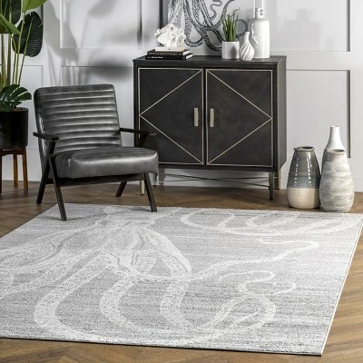 NuLOOM Thomas Paul Power Loomed Octopus Area Rug 1 NuLOOM Thomas Paul Power Loomed Octopus Area Rug
