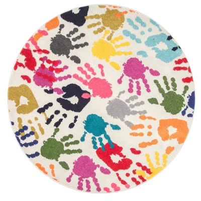 NuLOOM Pinkie Handprint Kids Area Rug 12 NuLOOM Pinkie Handprint Kids Area Rug - Image 12