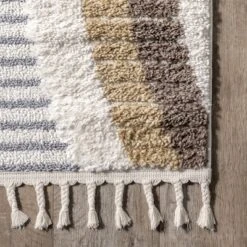 NuLOOM Steffi Striped Waves Kids Tasseled Area Rug 14 NuLOOM Steffi Striped Waves Kids Tasseled Area Rug -Nuloom GUEST 8250f777 d8d8 4f56 8068 ccc4c5277e64