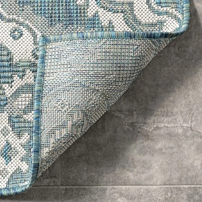 NuLOOM Arna Floral Indoor And Outdoor Area Rug 6 NuLOOM Arna Floral Indoor And Outdoor Area Rug - Image 6