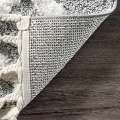 NuLOOM Wylde High Low Soft Shaggy Diamond Moroccan Tassel Area Rug -Nuloom GUEST 8555f2c1 4512 4b3d a1df 58abdea173a1