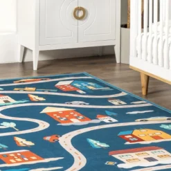 NuLOOM Zita Neighborhood Machine Washable Kids Area Rug -Nuloom GUEST 87f693c8 917c 48b8 8c9b f6e73bc3d63c