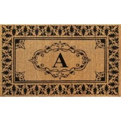 NuLOOM Monogrammed Doormat 9 NuLOOM Monogrammed Doormat -Nuloom GUEST 88cf80c4 a7fe 4dc4 b88a 87977ca5d0c4