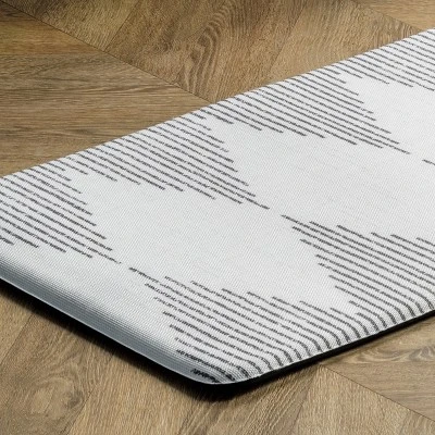NuLOOM Diamond Stripes Anti Fatigue Kitchen Or Laundry Room Comfort Mat 5 NuLOOM Diamond Stripes Anti Fatigue Kitchen Or Laundry Room Comfort Mat - Image 5