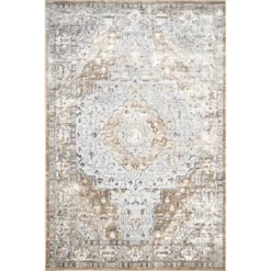 NuLOOM Vintage Medallion Thea Area Rug -Nuloom GUEST 8a0ad2a1 c0e8 4338 a996 b1f5ccb8ee0d